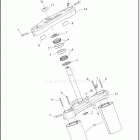 FLHCS 1YBK HERITAGE CLASSIC 114 (2022) FORK BRACKETS, FRONT - FLHCS