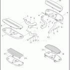 FLHX 1KB7 STREET GLIDE (2025) FOOTBOARDS, OPERATOR