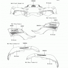 Brute Force 650 4x4 (KVF650-D7F) Decals(w.green)(d7f)