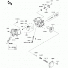 Brute Force 650 4x4i (KVF650-H7F) Карбюратор в разборе