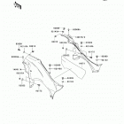 Brute Force 650 4x4i (KVF650-H7F) Боковые обтекатели
