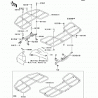 Brute Force 750 4x4i (KVF750-B7F) Багажник-кузов