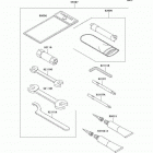 Brute Force 750 4x4i (KVF750-A7F) Owner's tools