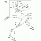 Brute Force 750 4x4i (KVF750-B7F) Главный тормозной цилиндр,передний