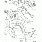 Brute Force 750 4x4i (KVF750-A7F) Переднее крыло(ья)