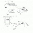 Bayou 250 (KLF250-A7F) Decals(white)(a7f)