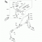 Brute Force 650 4x4i (KVF650-H7F) Главный тормозной цилиндр,передний