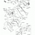 Brute Force 650 4x4i (KVF650-H7F) Переднее крыло(ья)
