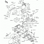 Brute Force 650 4x4i (KVF650-H7F) Рама ,крепежные детали