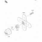 Brute Force 650 4x4i (KVF650-H7F) Задняя ступица колеса