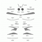 KFX90 (KSF90-A7F) Decals(green)(a7f)