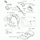 Brute Force 750 4x4i (KVF750-A7F) Наклейки предупреждения