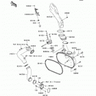 Brute Force 750 4x4i (KVF750-A7F) Крышка вариатора
