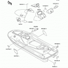 900 STX (JT900-B2) Наклейки предупреждения