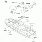 1100 STX (JT1100-B2) Наклейки предупреждения