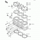 900 STX (JT900-A2) Цилиндр и головка цилиндров