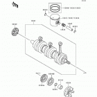 900 STX (JT900-A2) Коленвал и поршни