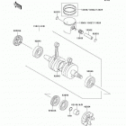 STS (JT750-B3) Коленвал и поршни
