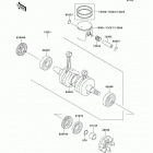SS (JH750-E1) Коленвал и поршни