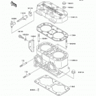 CANADA ONLY STS  (JS750-B2) Цилиндр и головка цилиндров