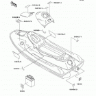 SS (JH750-E1) Наклейки предупреждения