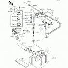 550 SX (JS550-C2) Топливный бак