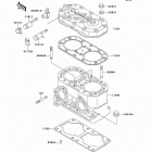 X2 (JF650-A9) Цилиндр и головка цилиндров