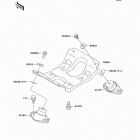 X2 (JF650-A9) Крепление двигателя