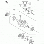 650 SX (JS650-B2) Crankshaft / piston