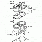 Jet Mate (JB650-A4) Цилиндр и головка цилиндров