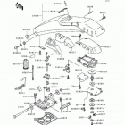650 SX (JS650-B1) Handle pole(&nami.kaw64650 91)