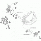 450 SX-F ATV ENGINE Водяной насос