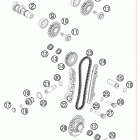 450 SX-F ATV ENGINE Газо-распределительный механизм