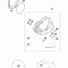 450 SX-F ATV ENGINE Кожух сцепления