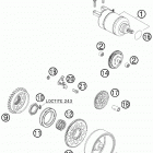 450 SX-F ATV ENGINE Электрический стартер