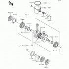 550 SX (JS550-B1) Crankshaft / piston