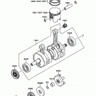 650 SX (JS650-A4) Коленвал и поршни
