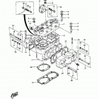 JS440 (JS440-A11) Цилиндр и головка цилиндров