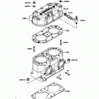 X2 (JF650-A5) Цилиндр и головка цилиндров
