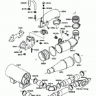 650 SX (JS650-A4) Глушитель
