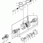 JS440 (JS440-A11) Crankshaft / pistons