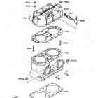 Jet Mate (JB650-A1) Цилиндр и головка цилиндров