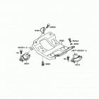 650 SX (JS650-A3) Крепление двигателя