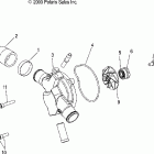 W045305CA MSX 150 Water pump - w045305ca / ia / cb / ib / ie / cc / ...