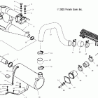 W045197DA/IA VIRAGE Exhaust system - w045197da / ia