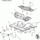 W045305CA MSX 150 Oil sump - w045305ca / ia / cb / ib / ie / cc / ic...