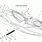 W045304CA MSX 110 Hull and body - w045304ca / ia / cb / ib / cc / ic