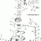 W045305CA MSX 150 Intake and throttle body - w045305ca / ia / cb / i...
