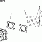 W045305CA MSX 150 Exhaust gaskets and hardware - w045305ca / ia / cb...