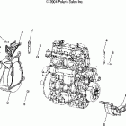 W045304CA MSX 110 Engine bedplate - w045304ca / ia / cb / ib / cc / ...